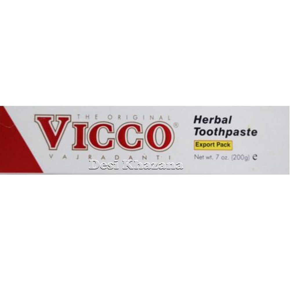 Vicco Herbal ToothPaste - Desi Khazana