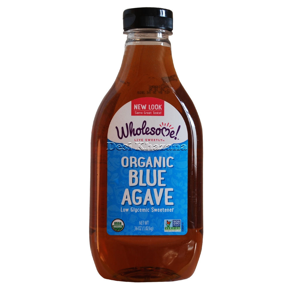 Wholesome Organic Blue Agave Nectar 1.02 Kg - Desi Khazana
