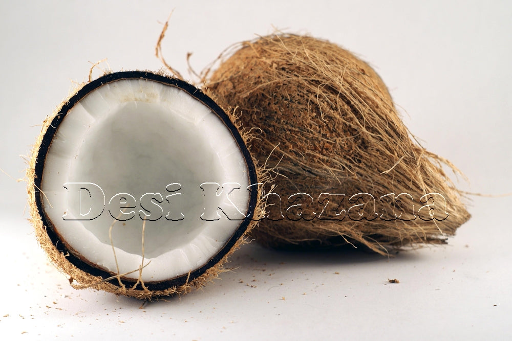 Peeled Coconut (Whole) - Desi Khazana