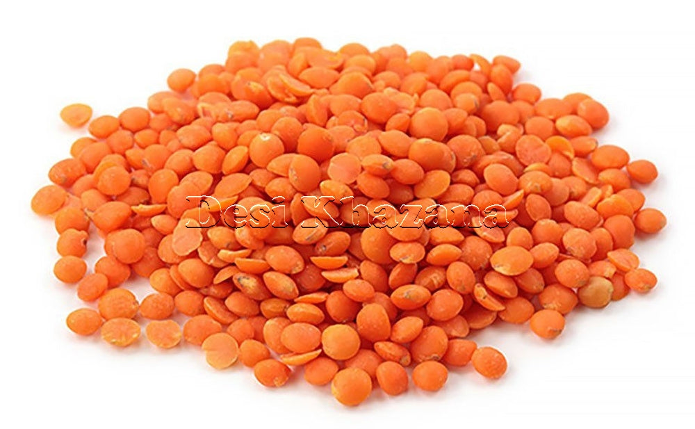 Desi Khazana Masoor Dal / Red Lentils (Sample) - Desi Khazana